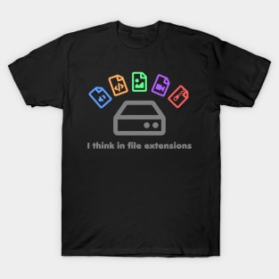 Files (with text) T-Shirt